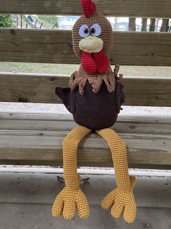 Häkelanleitung - Hahn Keanu Kikeriki - Bild 3