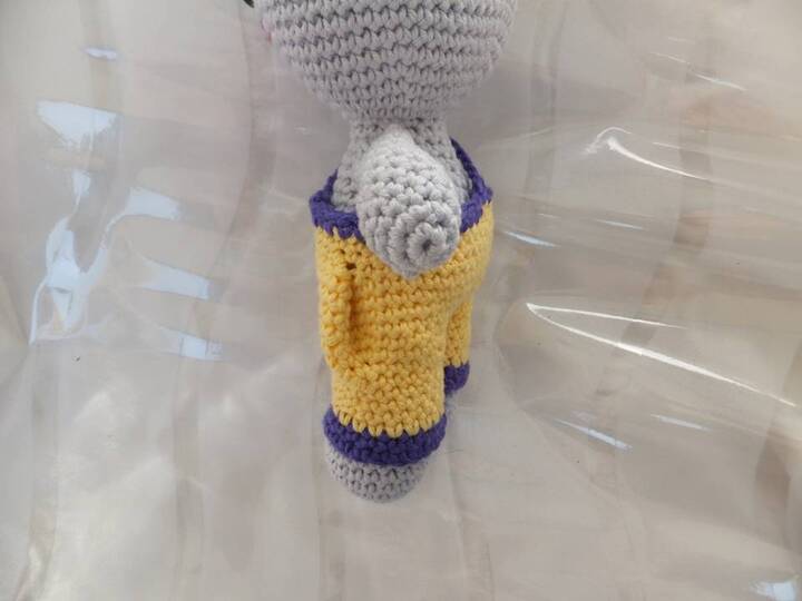 Schmusekatze mit Kleidung