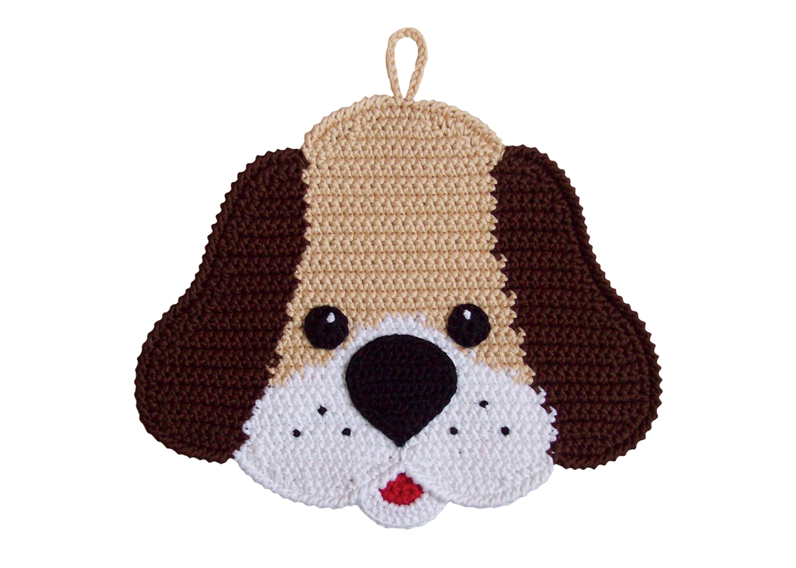 161DE Häkelanleitung Hund Topflappen - PDF Zabelina CP