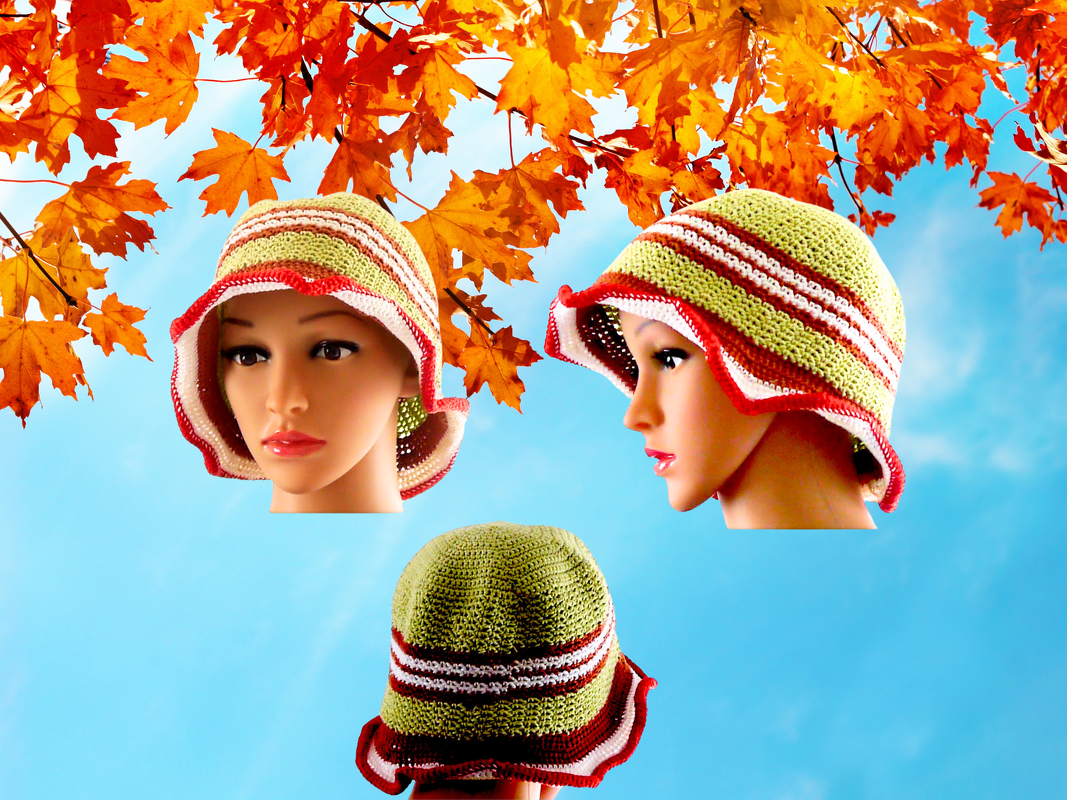 DIY Häkelanleitung für modischen Sommerhut - Bild 5