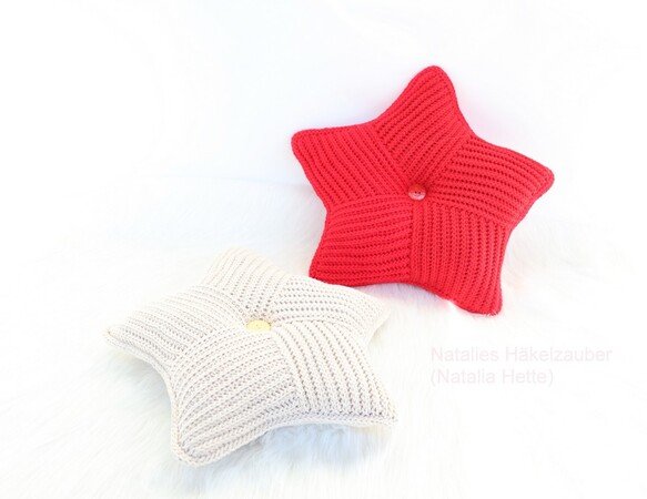 Pillow "Starfish" (45 x 45 cm), simple, quick