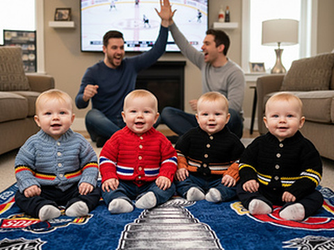 Boys crochet hockey sweater pattern