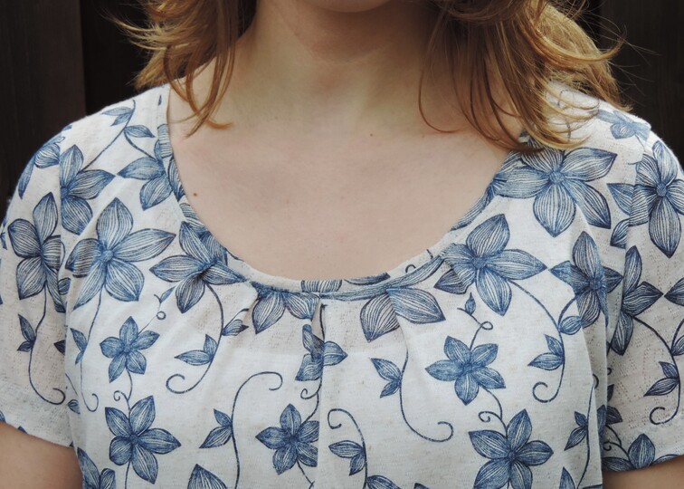 Gloria Women’s Jersey Shirt with Folds and 4 Sleeve Lengths EU34–50 US4-20