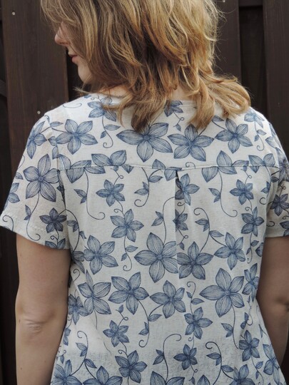 Gloria Women’s Jersey Shirt with Folds and 4 Sleeve Lengths EU34–50 US4-20