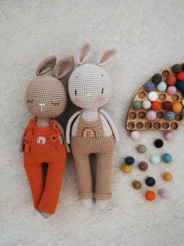 Häkelanleitung XXL Häschen Miro und Mira