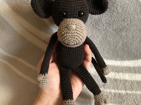 Häkelanleitung Affe Herr Krüger