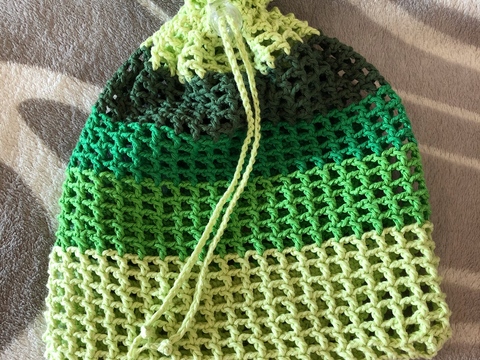 Häkelanleitung Obst-Gemüse-Beutel