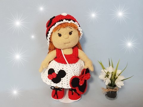 Häkelanleitung, Mia das Mausemädchen
