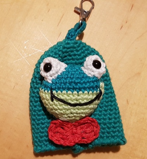 Schlüsseltäschchen "Frosch"