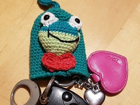 Schlüsseltäschchen "Frosch"