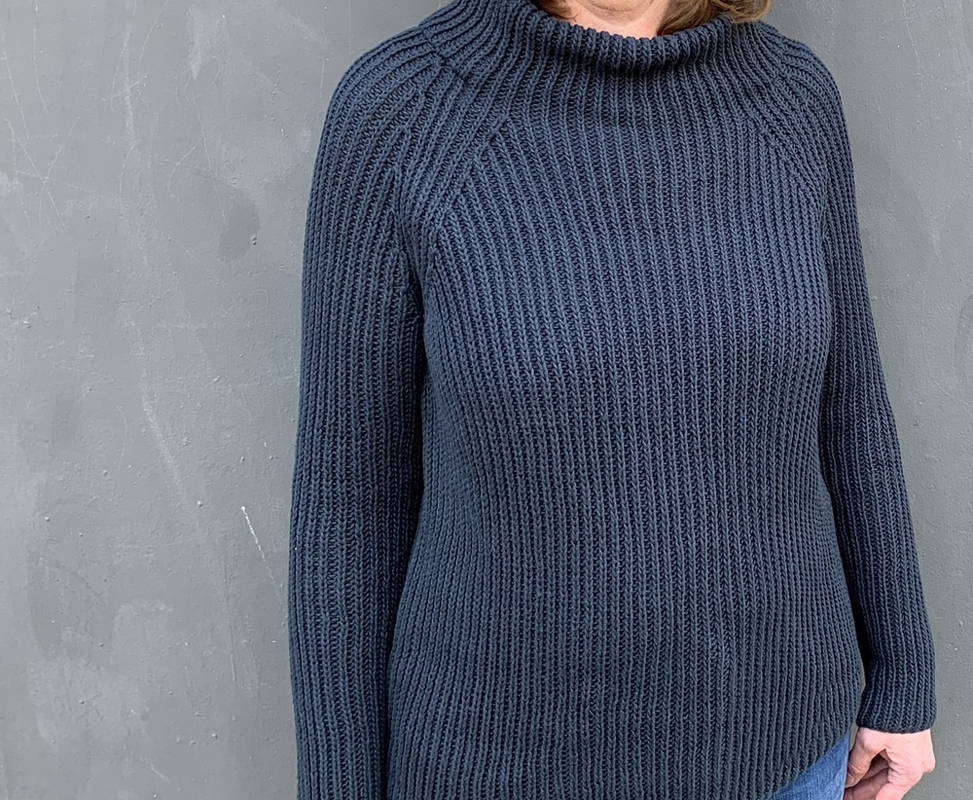 Halbpatentpullover mit Raglanschräge, Strickanleitung - Bild 8