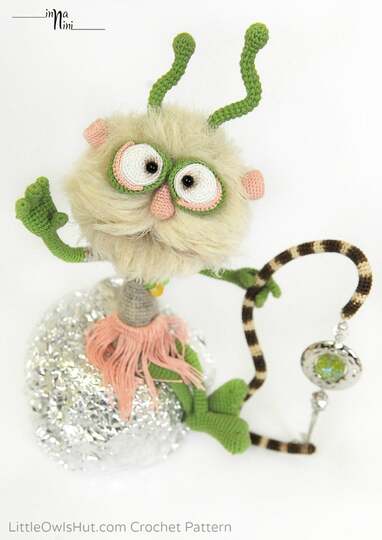 058NLY Opa Feodor en alien Picolumb - Amigurumi Haak Patroon - PDF by Astashova CP