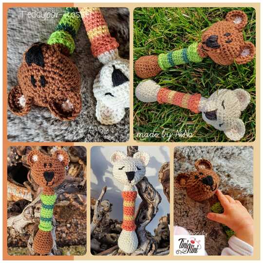 Teddybär-Rassel Keno