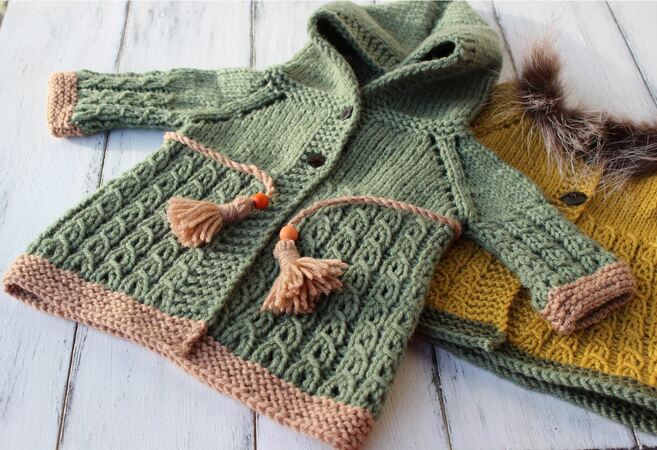 Dolls Coat Knitting Pattern