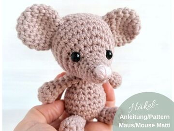 Häkelanleitung Maus Matti