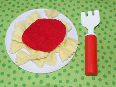 Farfalle Nudeln für Kinder-Küche und Kaufladen nähen