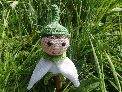 Häkelanleitung Schneeglöckchen Bianca