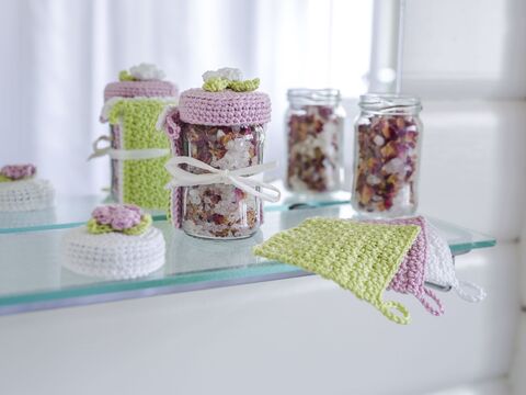 Häkelanleitung Bade-Set