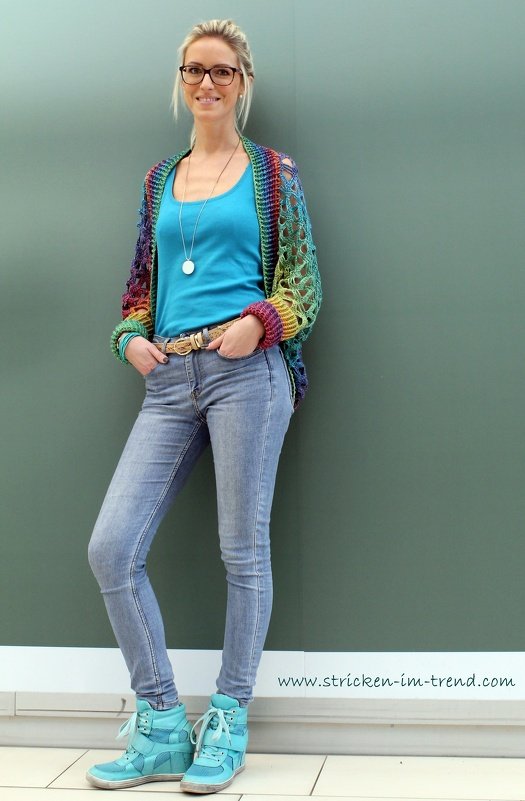 Crochet pattern for vest in all sizes | Shrug #6 | 1-2-3 IDEEN #2 - Image 5