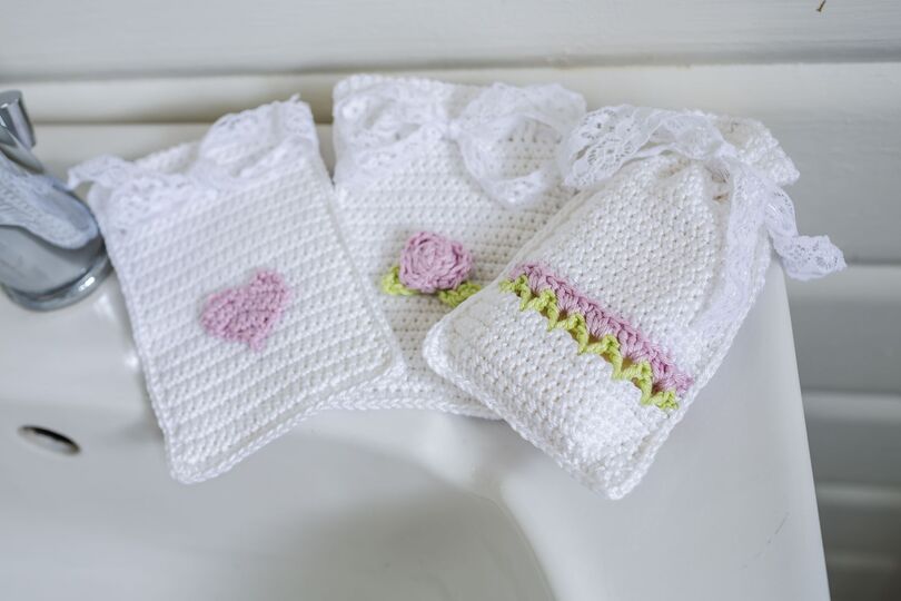 Häkelanleitung Seifen-Beutelchen