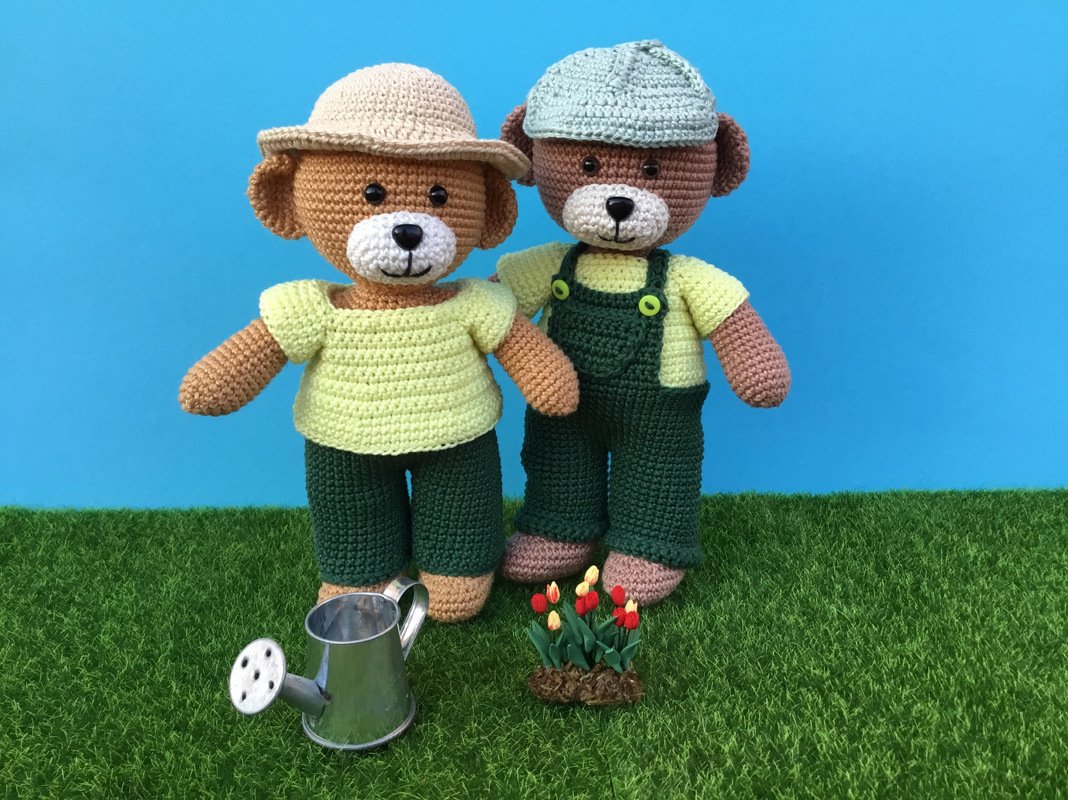 Häkelanleitung Frühlingsbären Theo und Thea - Bild 3