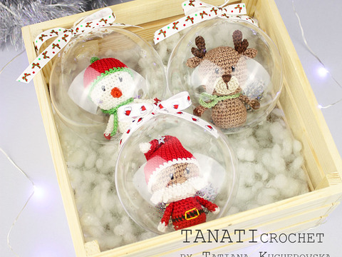 HÄKELANLEITUNG “Weihnachtskugeln”