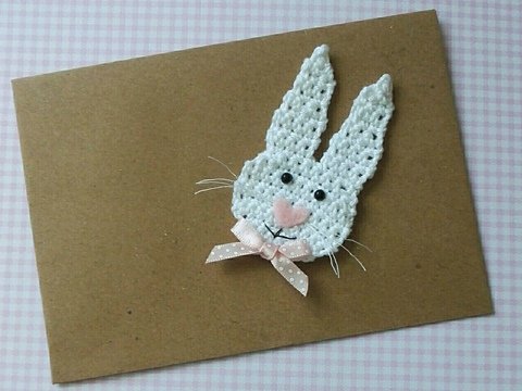 Häkelanleitung Häschen mit rosa Näschen