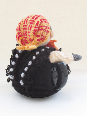 Biker Tea Cosy Knitting Pattern
