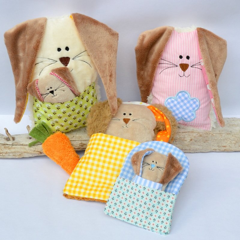 ITH Stickdatei Hasenbande XL SET - Bild 4