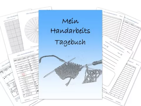 Projektbuch, Handarbeiten, Druckvorlage