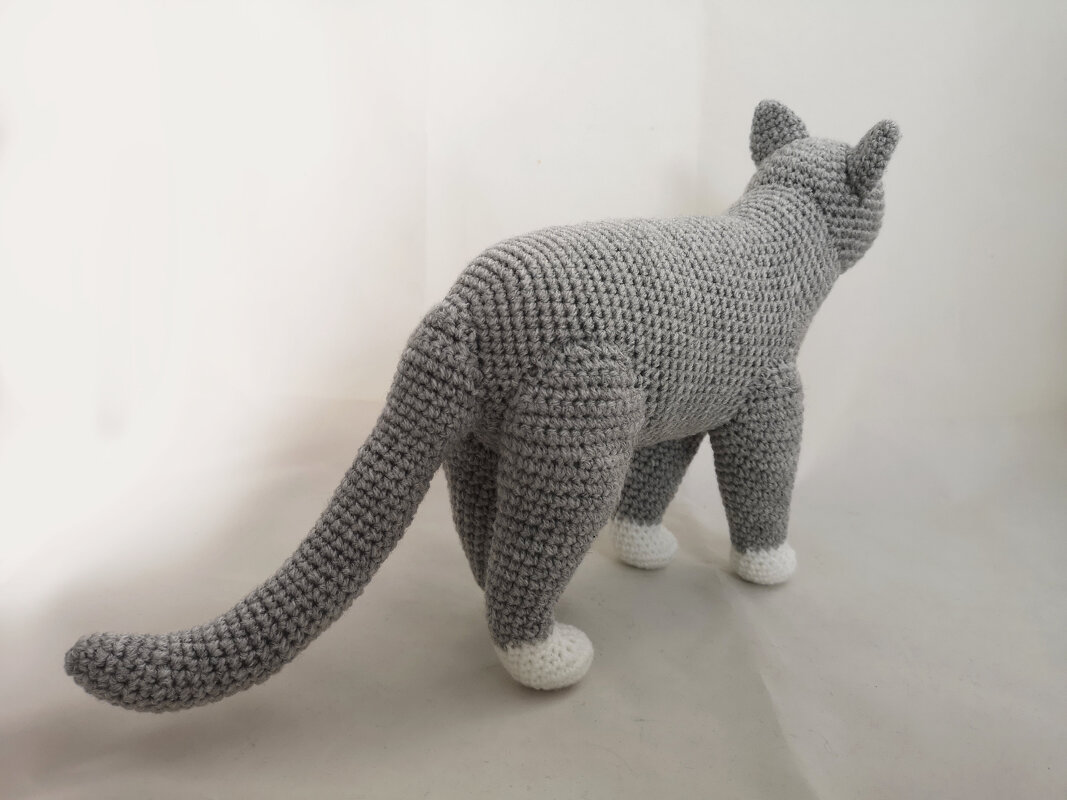 realistische Katze - Häkelanleitung von NiggyArts