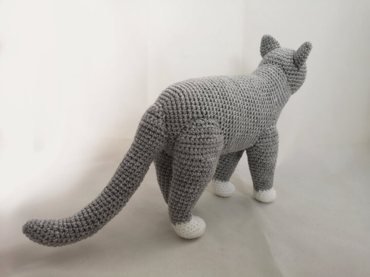 realistische Katze - Häkelanleitung von NiggyArts