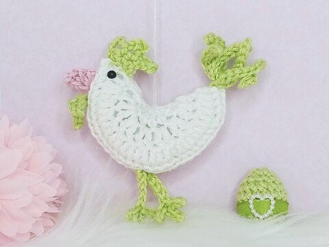 Häkelanleitung Huhn