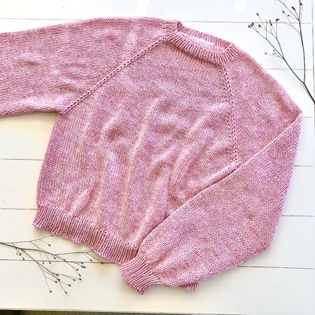 Knitting Pattern - Sweater JOSY - Sizes: XS (S) M (L) XL (2XL) - No.235E