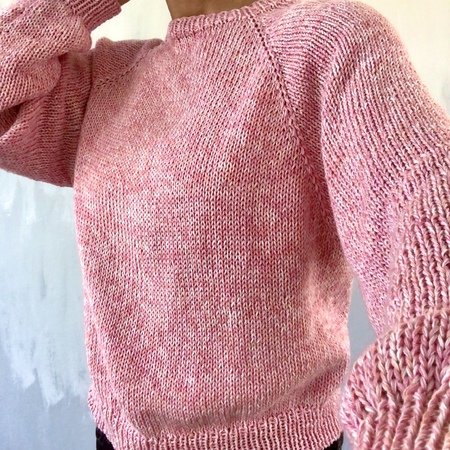 Knitting Pattern - Sweater JOSY - Sizes: XS (S) M (L) XL (2XL) - No.235E