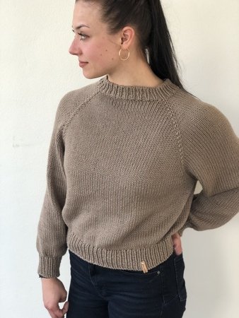Strickanleitung - Sweater JOSY - Größen: XS bis 2XL - No.235E