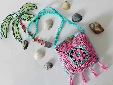 Häkelanleitung Mädchen Tasche