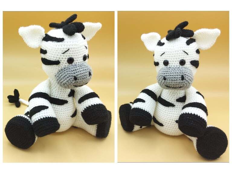 Häkelanleitung / Amigurumi / Zippy das Zebra