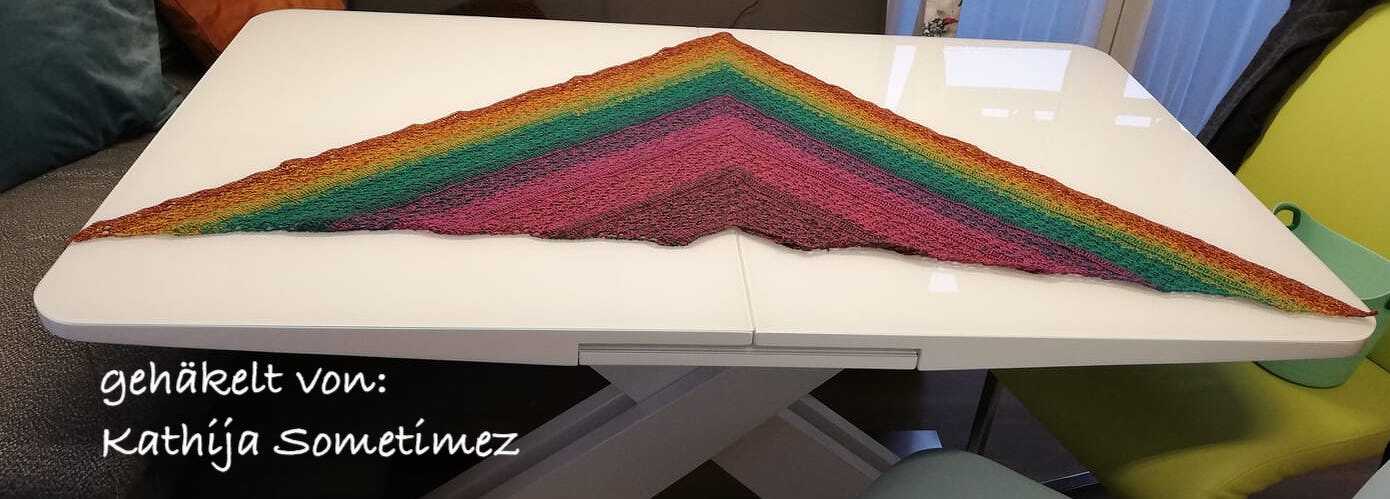 Anleitung: Dreieckstuch " Green Forrest" - Bild 13