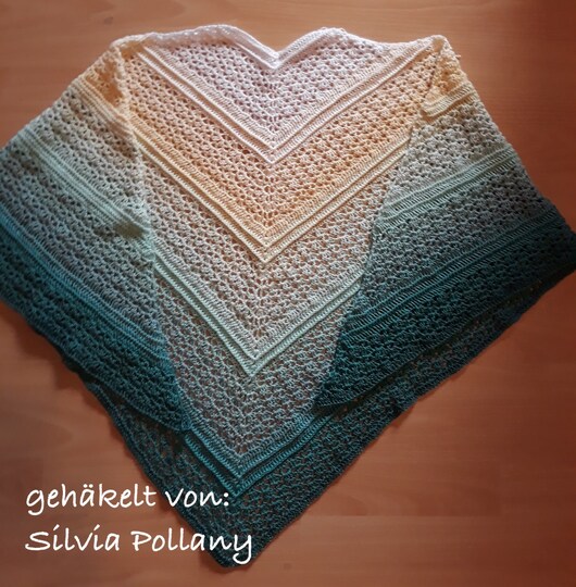 Anleitung: Dreieckstuch " Green Forrest"