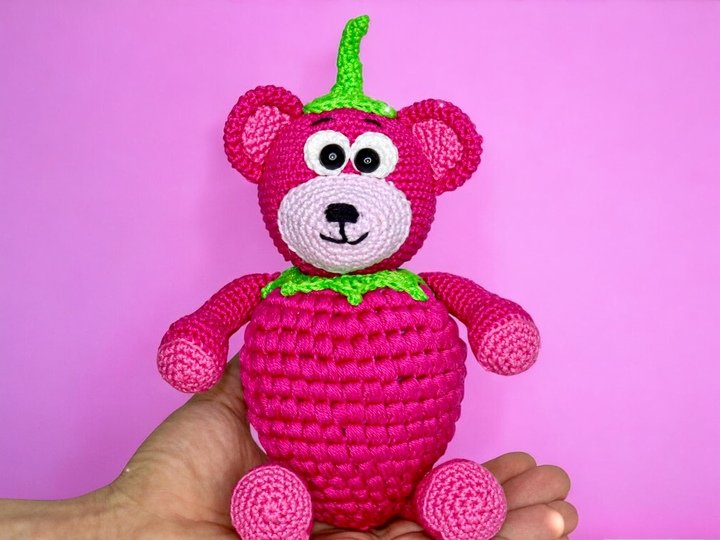 sugar sweet Raspbear / Blackbear - crochet patterns