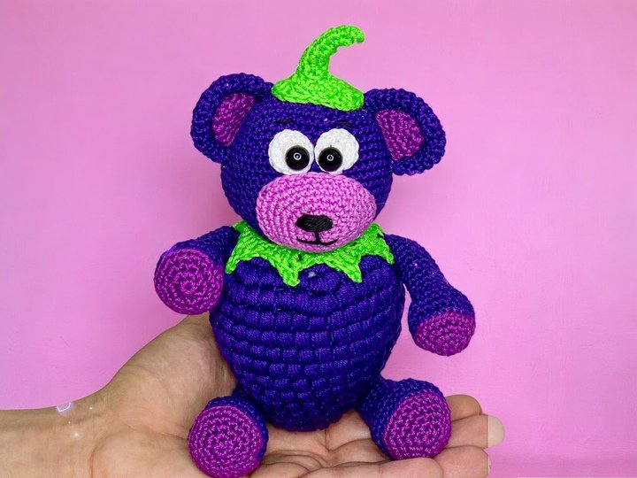 sugar sweet Raspbear / Blackbear - crochet patterns