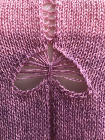 Tunika Butterfly - Strickanleitung