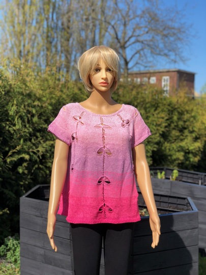 Tunika Butterfly - Strickanleitung