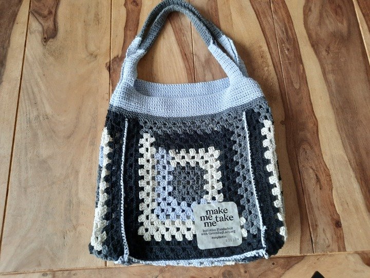 Häkelanleitung   Tasche im Granny Square Muster