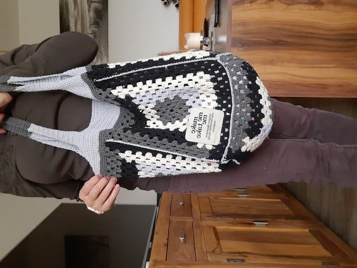 Häkelanleitung   Tasche im Granny Square Muster