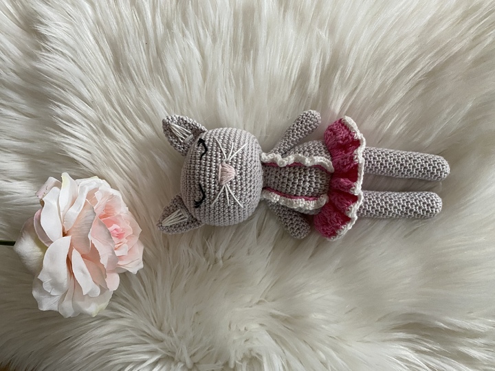 Häkelanleitung Katze Klara Kuscheltier