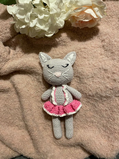 Häkelanleitung Katze Klara Kuscheltier