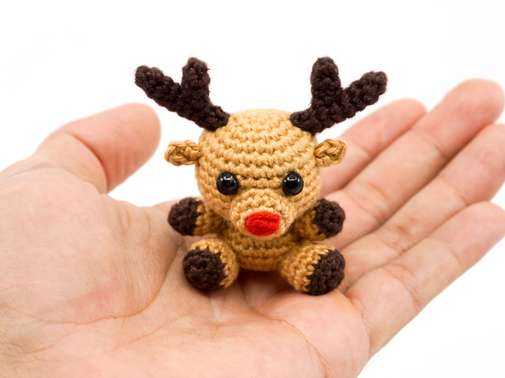 Amigurumi Mini Reindeer Crochet Pattern