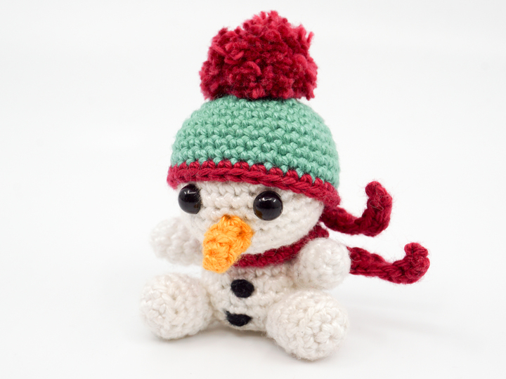 Amigurumi Mini Schneemann häkeln